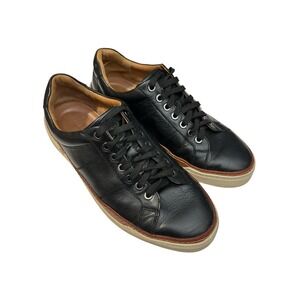 Allen Edmonds PORTER CITY Casual Derby Sneakers Sz 9 Black Leather Lace Up S76-1